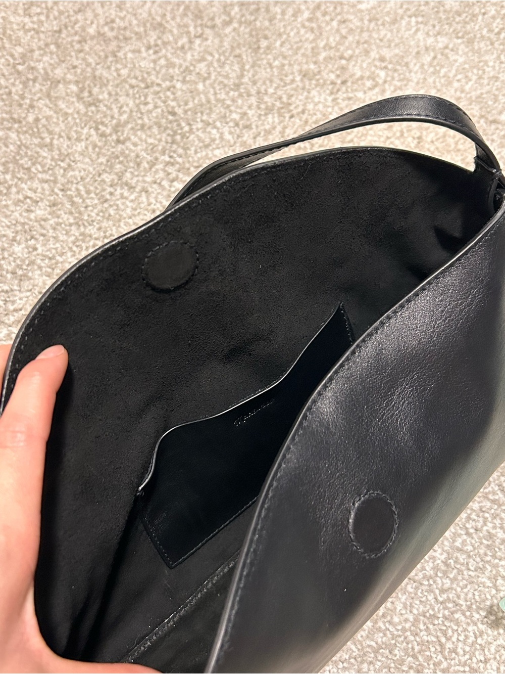 Madewell The Date Night Shoulder Bag True Black - Picture 6 of 7